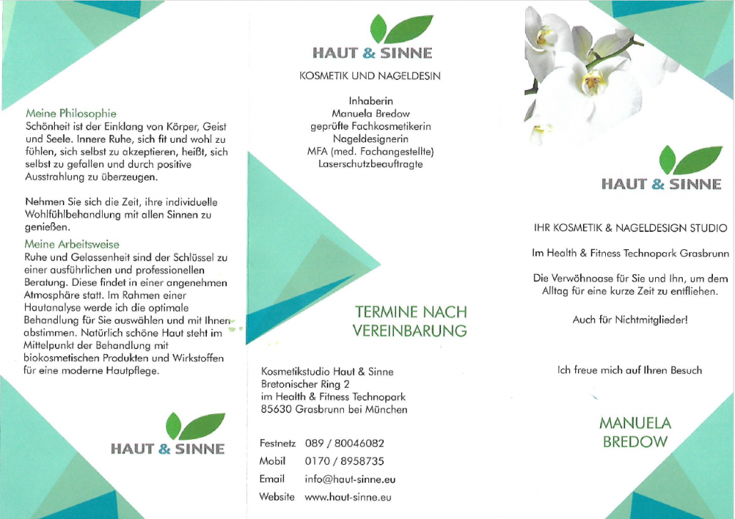 Preisliste Deckblatt Information